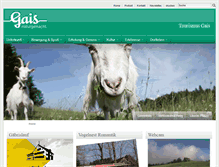 Tablet Screenshot of gais-tourismus.ch